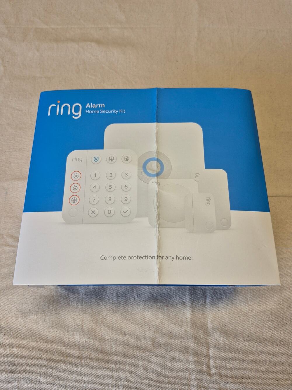 Ring Alarm 8-Piece Kit Z Wave Plus 2nd Gen Home Security Keypad Sensors Read NOB